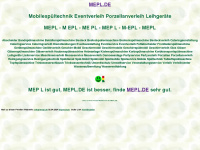 mepl.de Webseite Vorschau