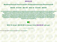 mghw.de Webseite Vorschau