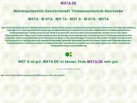 mgta.de Webseite Vorschau