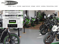 moto-dreams.de Webseite Vorschau