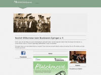 musikverein-egringen.de Webseite Vorschau