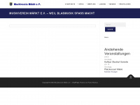 musikverein-maerkt.de Webseite Vorschau