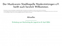 musikverein-niederstotzingen.de Webseite Vorschau