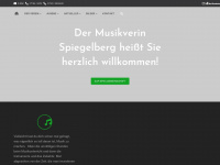 musikverein-spiegelberg.de Webseite Vorschau