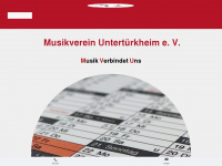 musikverein-untertuerkheim.de Webseite Vorschau