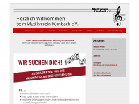 mv-kuernbach.de Webseite Vorschau