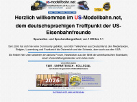 us-modellbahn.net Webseite Vorschau