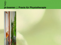 physiotherapie-boemer.de Webseite Vorschau