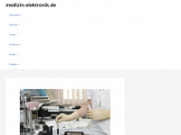 medizin-elektronik.de Webseite Vorschau
