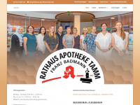 rathaus-apotheke-tamm.de Webseite Vorschau