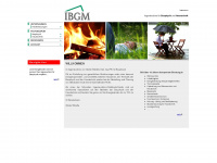 ibgm.net Webseite Vorschau