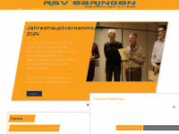 rsv-ebringen.de Webseite Vorschau