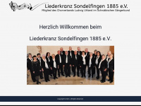 liederkranz-sondelfingen.de Webseite Vorschau