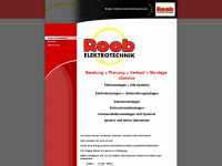 roob-elektrotechnik.de Webseite Vorschau