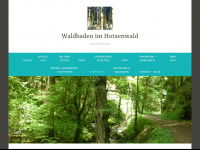 waldbaden-hotzenwald.net Webseite Vorschau
