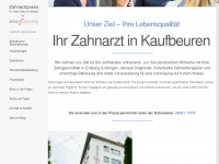 zahnarzt-bahrs.de Webseite Vorschau