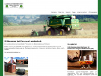 petersen-landtechnik-pellworm.de Webseite Vorschau