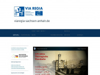 viaregia-sachsen-anhalt.de Webseite Vorschau