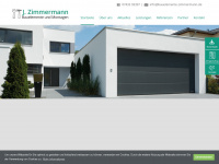 bauelemente-zimmermann.de Webseite Vorschau