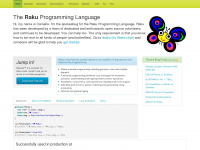 raku.org Webseite Vorschau