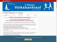 esenser-volksbanklauf.de Webseite Vorschau