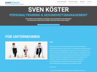 koester-personaltraining.de Webseite Vorschau