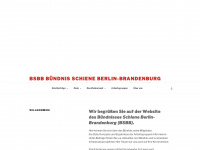 buendnis-schiene-bb.de Webseite Vorschau