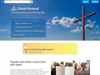 cloudhymnal.org Webseite Vorschau