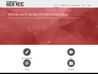 performancehero.de Webseite Vorschau