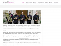 quinterra-brass.de Webseite Vorschau
