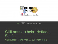 hofladeschuer.ch Webseite Vorschau