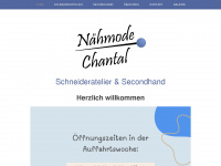 naehmode-chantal.ch Webseite Vorschau