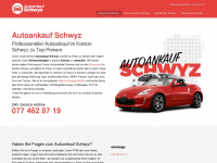schwyz-autoankauf.ch Webseite Vorschau