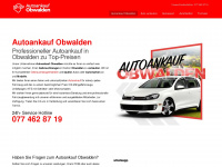 autoankaufobwalden.ch Webseite Vorschau