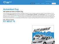 zug-autoankauf.ch Webseite Vorschau