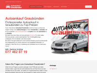 autoankauf-graubunden.ch Webseite Vorschau