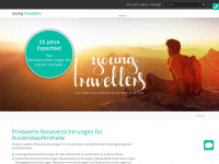 young-travellers.com Webseite Vorschau