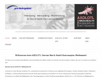 axolotl-med.de Webseite Vorschau