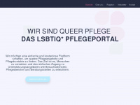queer-pflege.de Webseite Vorschau