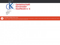 gkk-kirchrode.de Webseite Vorschau