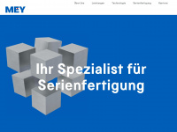 mey-maschinenbau.de Webseite Vorschau