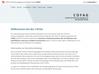 cofag.at Webseite Vorschau