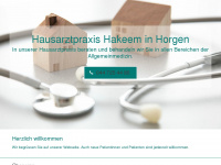 hausarzt-horgen.ch Webseite Vorschau