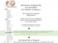 rhodesian-ridgebacks-von-kienaden.de Webseite Vorschau