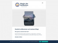 magie-der-gedanken.com Webseite Vorschau