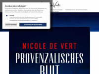 nicoledevert.de Webseite Vorschau