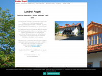 landhof-angstl.de Webseite Vorschau