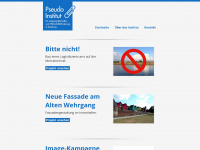 pseudoinstitut.de Webseite Vorschau