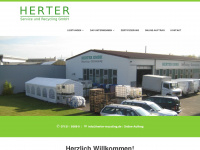 herterrecycling.com Webseite Vorschau