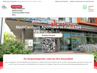 medicentrumapotheke.de Webseite Vorschau